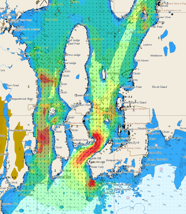 Narragansett Bay Tidal currents
